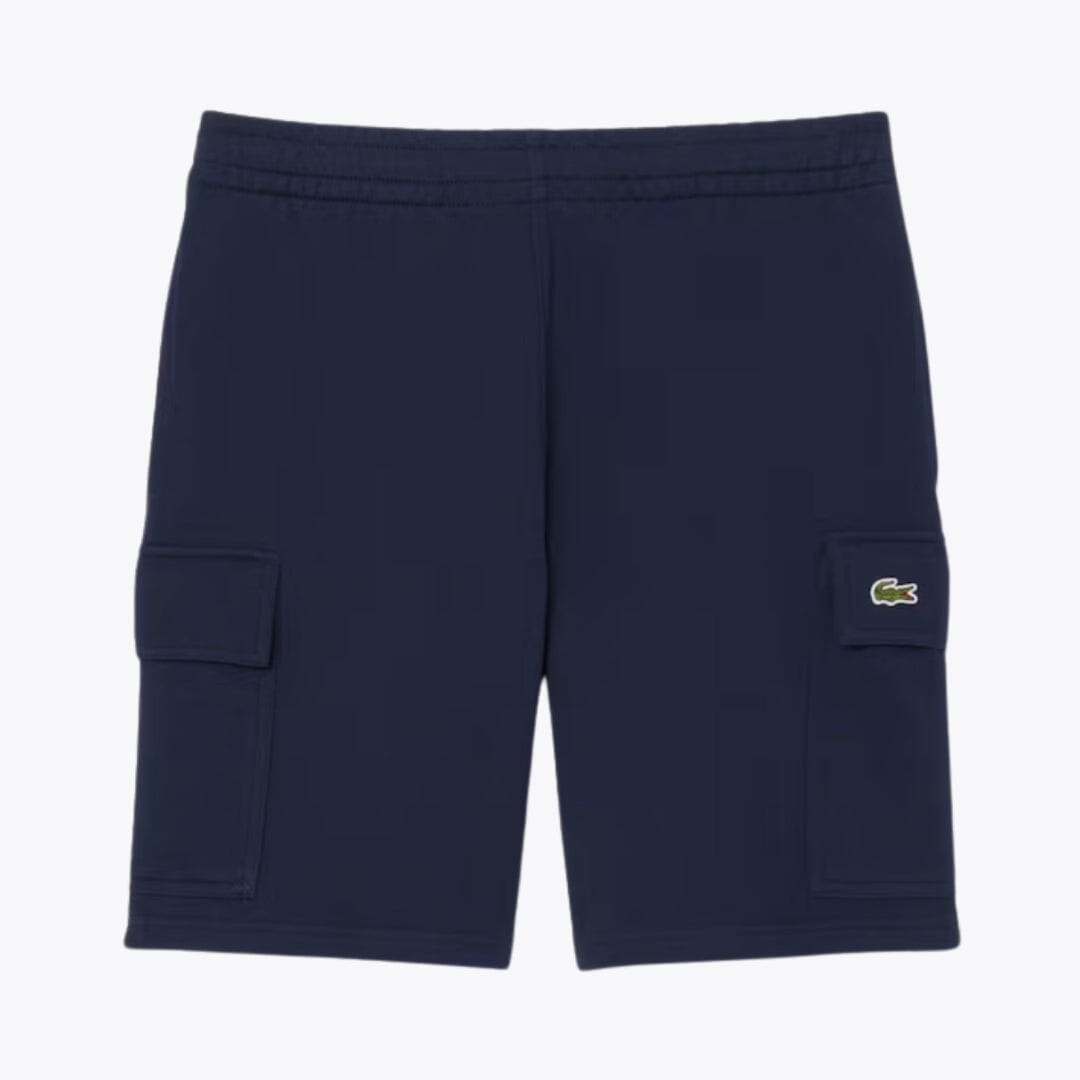 Lacoste Cargo-Shorts aus Baumwollfleece Edelherr Mitternachtsblau S 