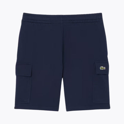 Lacoste Cargo-Shorts aus Baumwollfleece Edelherr Mitternachtsblau S 