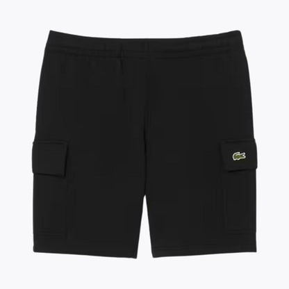Lacoste Cargo-Shorts aus Baumwollfleece Edelherr Schwarz S 