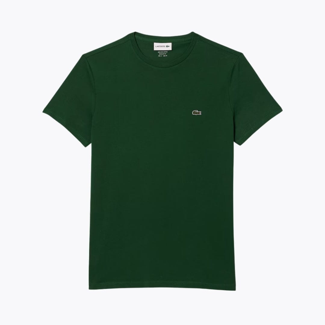 Lacoste Cotton Pima T-Shirt Edelherr Kiefergrün S 