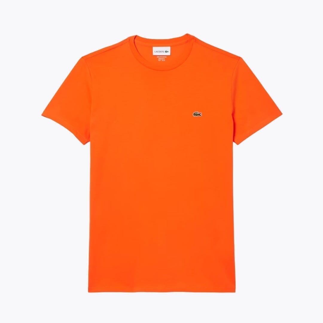 Lacoste Cotton Pima T-Shirt Edelherr Orange S 