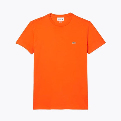 Lacoste Cotton Pima T-Shirt Edelherr Orange S 