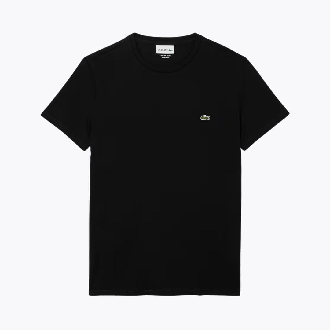 Lacoste Cotton Pima T-Shirt Edelherr Schwarz S 