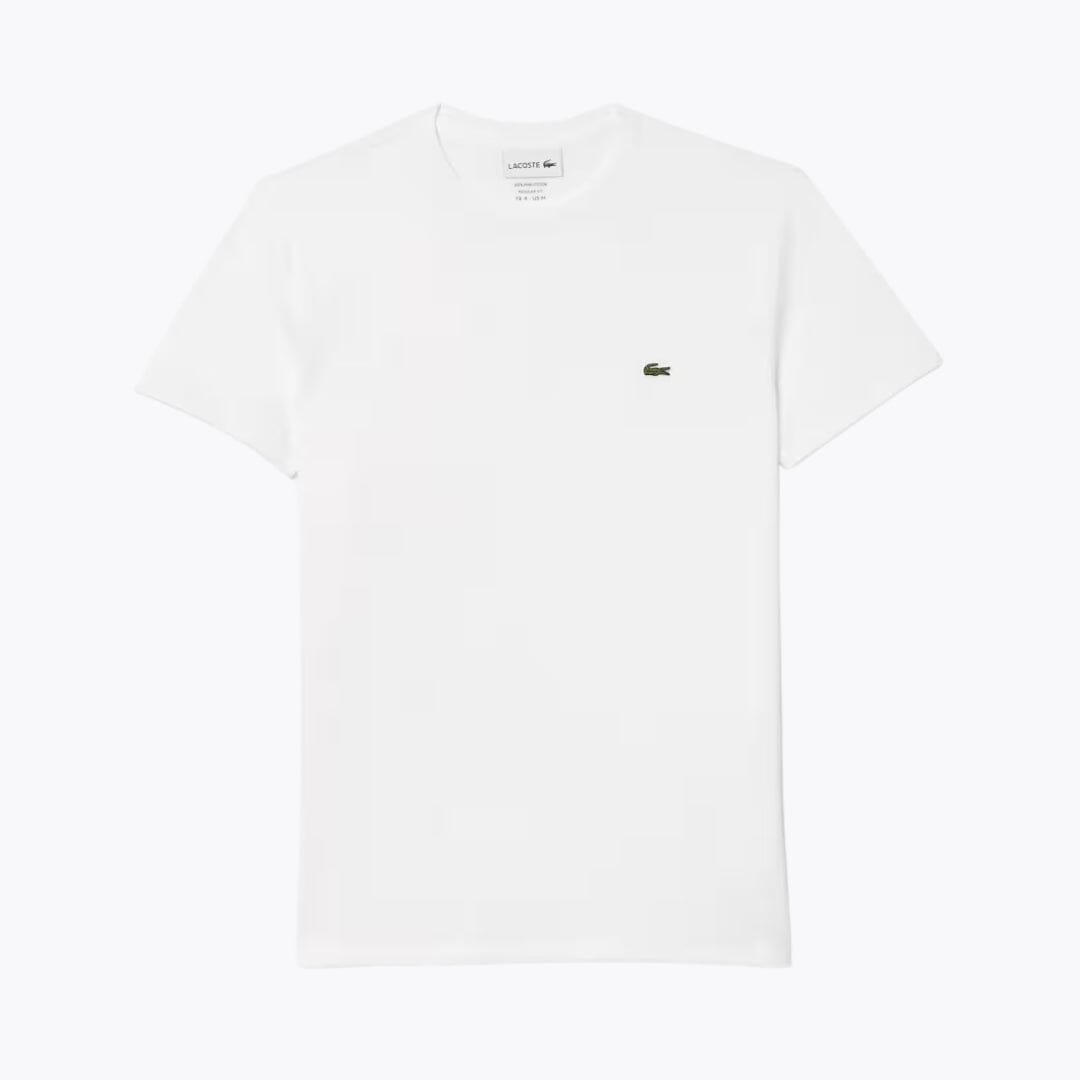 Lacoste Cotton Pima T-Shirt Edelherr Weiß S 