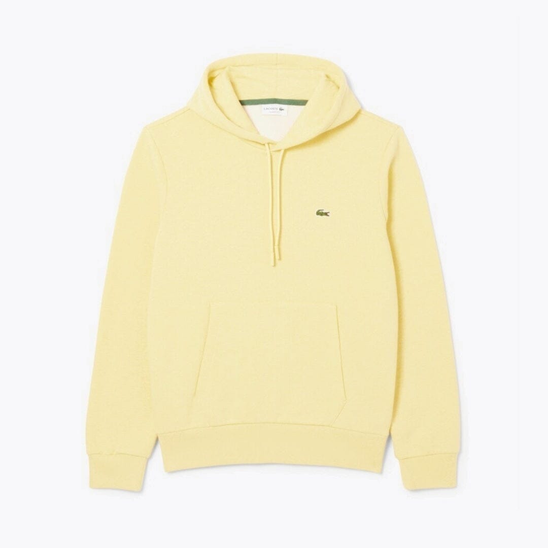 Lacoste Fleece-Hoodie Edelherr Gelb S 