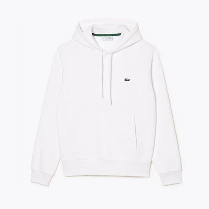 Lacoste Fleece-Hoodie Edelherr Weiß S 