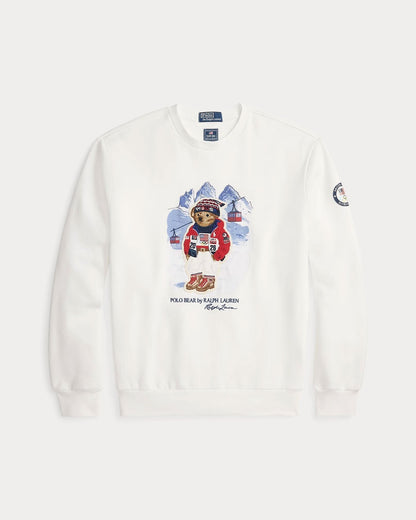 Ralph Lauren Team USA Polo Bear Sweatshirt Edelherr Weiß S 