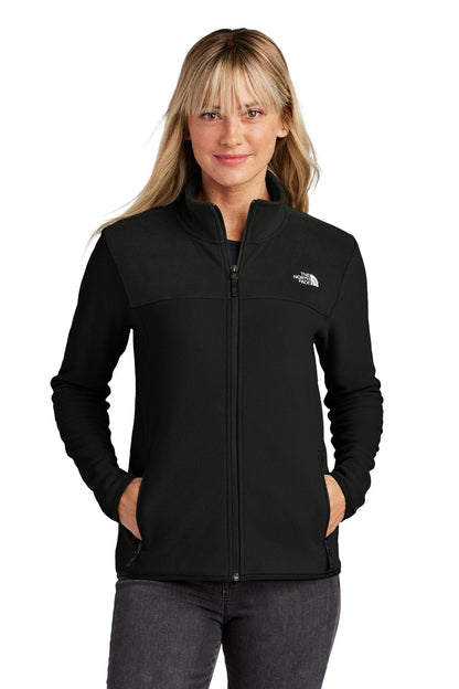 The North Face Damen-Fleecejacke „Glacier“ mit durchgehendem Reißverschluss Edelherr The North Face Schwarz S 